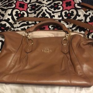 Brown coach bag